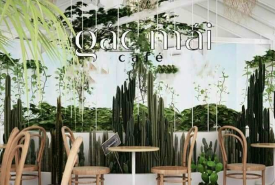 Dự án quán cà phê sân thượng gác mái