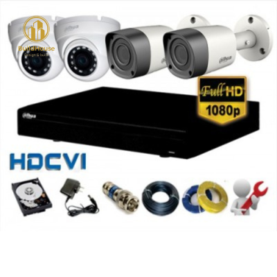 TRỌN BỘ 4 CAMERA DAHUA HD4024