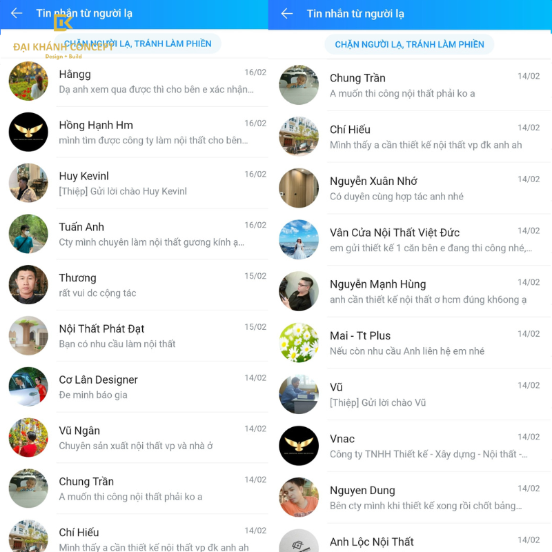 FEEDBACK TỪ KHÁCH HÀNG