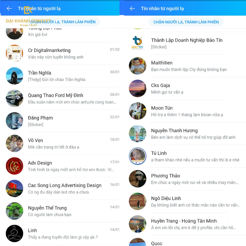 FEEDBACK TỪ KHÁCH HÀNG