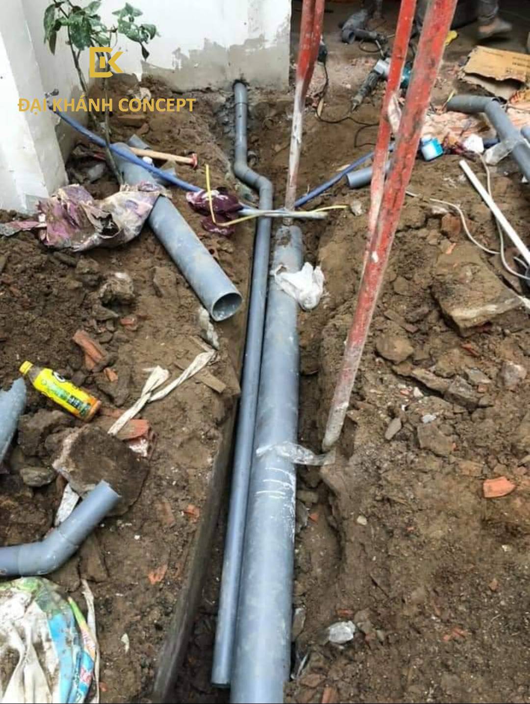 Quá trình hoàn thiện ngôi nhà của một người anh