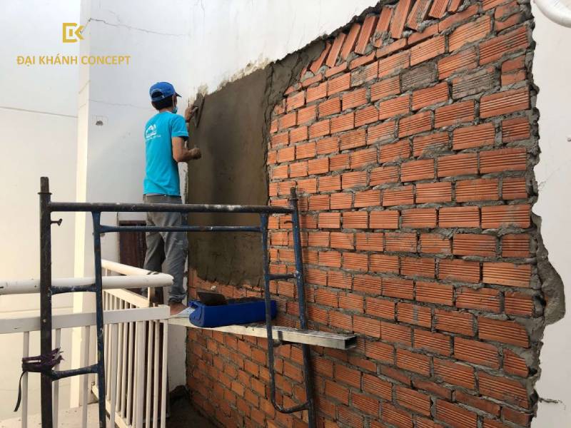 Dịch vụ xây, tô, ốp lát tại Đại Khánh Concept