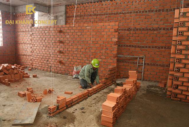 Dịch vụ xây, tô, ốp lát tại Đại Khánh Concept