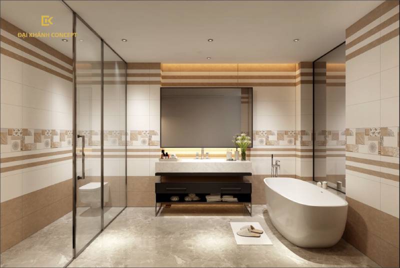 Chi tiết mặt bằng lát sàn WC