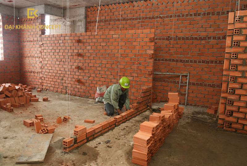 Dịch vụ thi công xây tô ốp lát