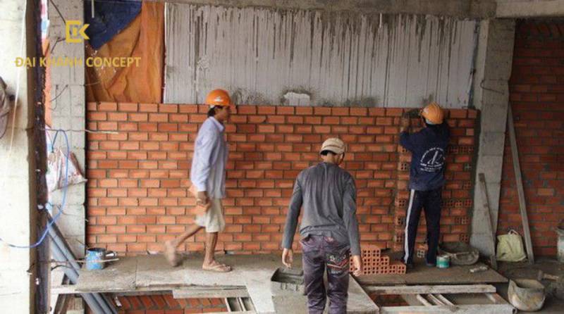 Dịch vụ thi công xây tô ốp lát