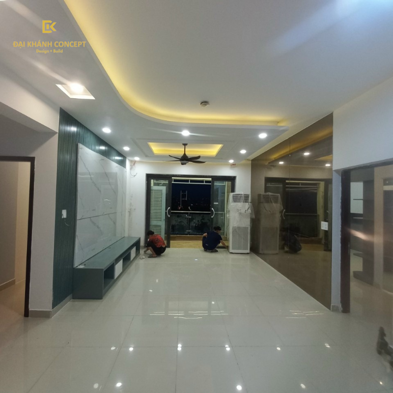 Hoàn thiện dự án căn chung cư mang đậm không gian tĩnh lặng