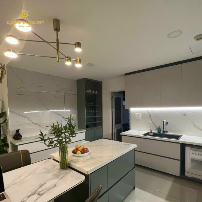 Hoàn thiện dự án căn chung cư mang đậm không gian tĩnh lặng