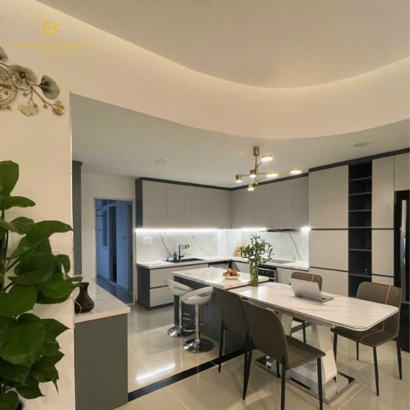 Hoàn thiện dự án căn chung cư mang đậm không gian tĩnh lặng
