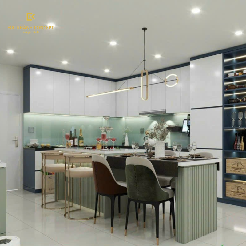 Hoàn thiện dự án căn chung cư mang đậm không gian tĩnh lặng