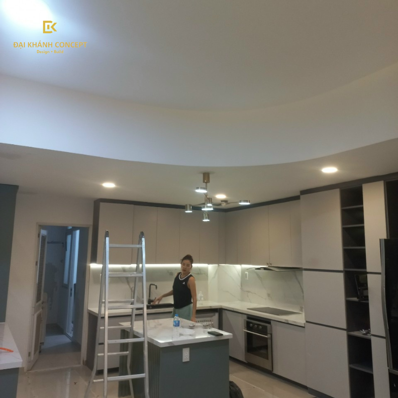 Hoàn thiện dự án căn chung cư mang đậm không gian tĩnh lặng