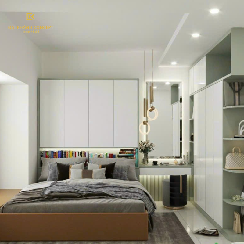 Hoàn thiện dự án căn chung cư mang đậm không gian tĩnh lặng