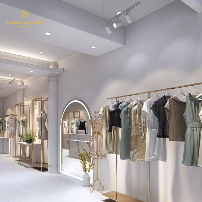 Bảng báo giá dự án thiết kế và thi công Shop thời trang