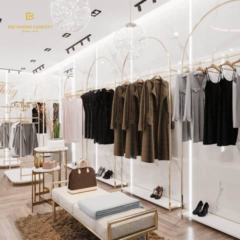Bảng báo giá dự án thiết kế và thi công Shop thời trang