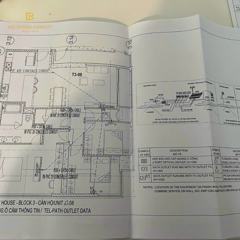 Bảng báo giá dự án thiết kế và thi công chung cư view sông Sài Gòn 